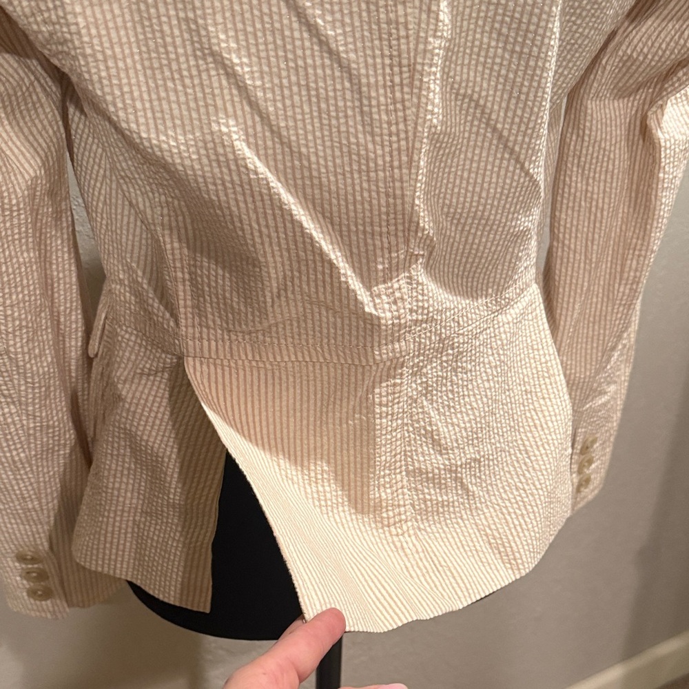 Banana Republic Beige Textured Blazer - Picture 8 of 8